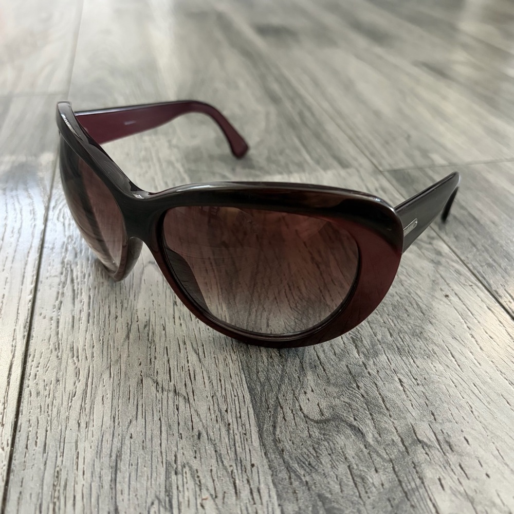 Yves Saint Laurent Burgundy Sunglasses YSL 6135/S Oversized